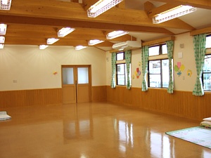広いつくりのホール